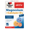 Illustration of the product packaging Doppelherz aktiv Magnesium + Calcium + D3 front view